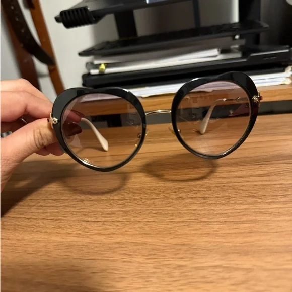 Miu Miu Accessories Miu Miu Heart Shaped Sunglass Poshmark